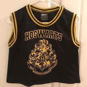 Harry Potter Hogwarts Crest Crop Jersey/ Tank